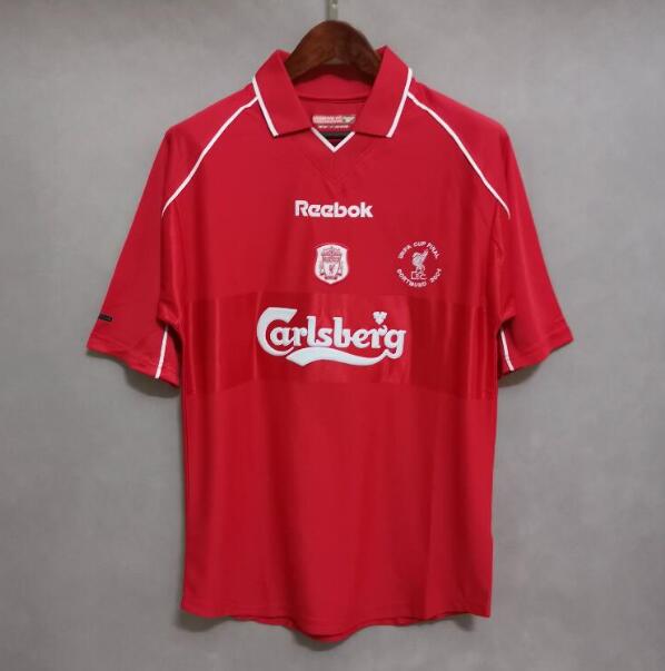 2000-01 Liverpool Retro Home Kit Soccer Jersey